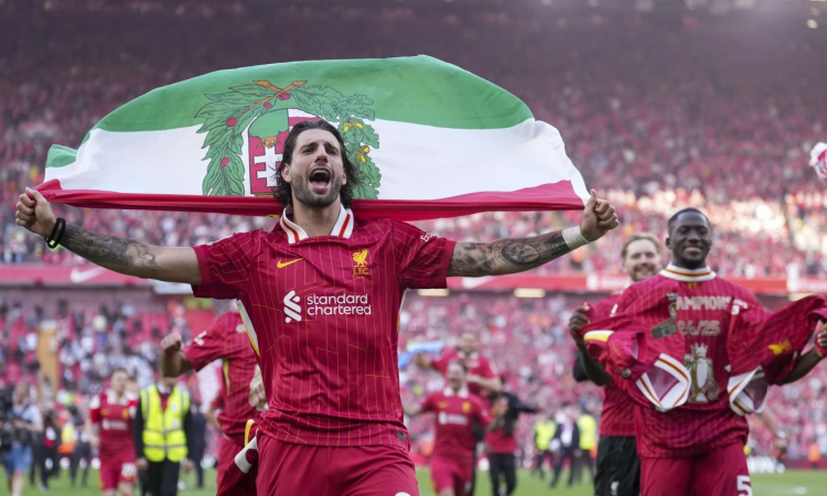 Party time at Anfield as Liverpool wins Premier League for record-equalling 20th top-flight title Party time at Anfield as Liverpool wins Premier League for record-equalling 20th top-flight title