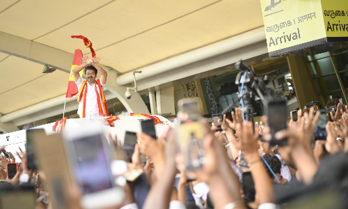 Vijay urges TVK cadres to uphold discipline, cautions against risky fan behaviour