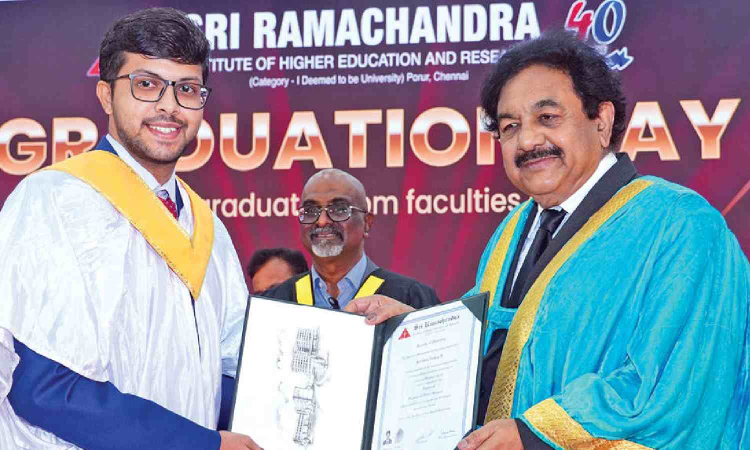 DT Next Campus: 304 receive degrees at SRIHER Graduation Day DT Next Campus: 304 receive degrees at SRIHER Graduation Day