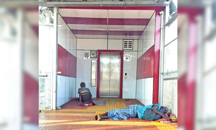 Tambaram Sanatorium rail station: Elevators closed for over a year denies access to disabled to FOB