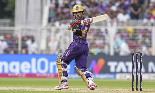 IPL 2025: KKR post 206 for 4 against RR in must-win game