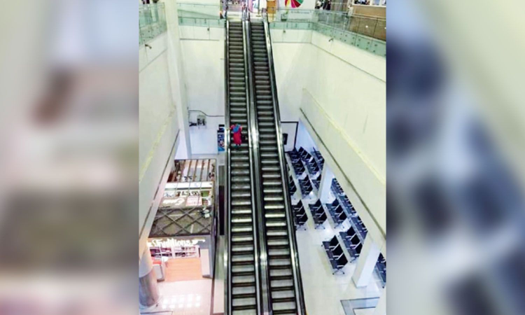 Toddler injured in Chennai airport escalator mishap Toddler injured in Chennai airport escalator mishap