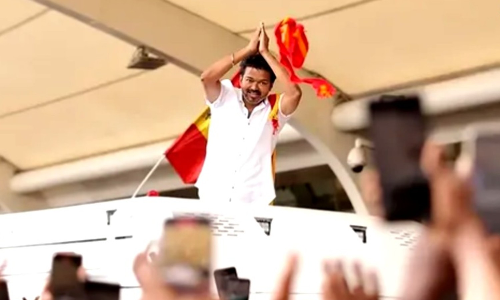 Vijay returns to Chennai after completing Jananayagan shoot in Kodaikanal