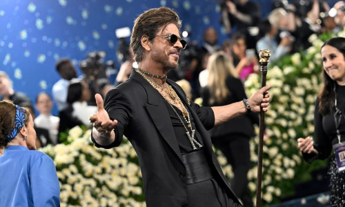 Superstar and icon: Shah Rukh Khan makes Met Gala debut in Sabyasachi ensemble
