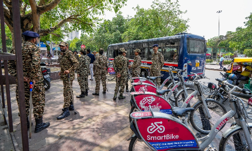 Security beefed up in Delhi ahead of mock drills