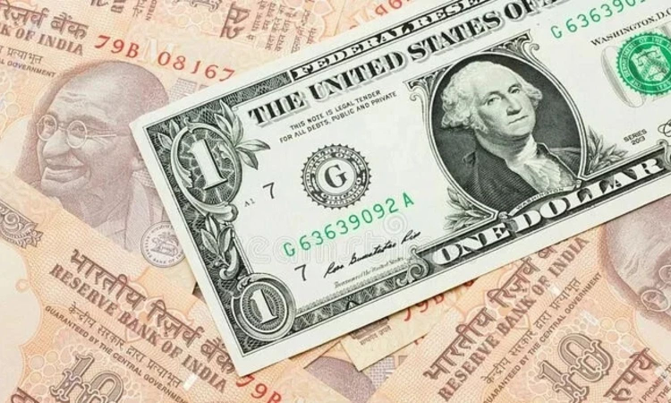 Rupee falls 15 paise to close at 84.45 against US dollar Rupee falls 15 paise to close at 84.45 against US dollar