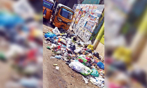 Chennai Citizen Connect: Old Washermenpet residents flag absence of waste bins