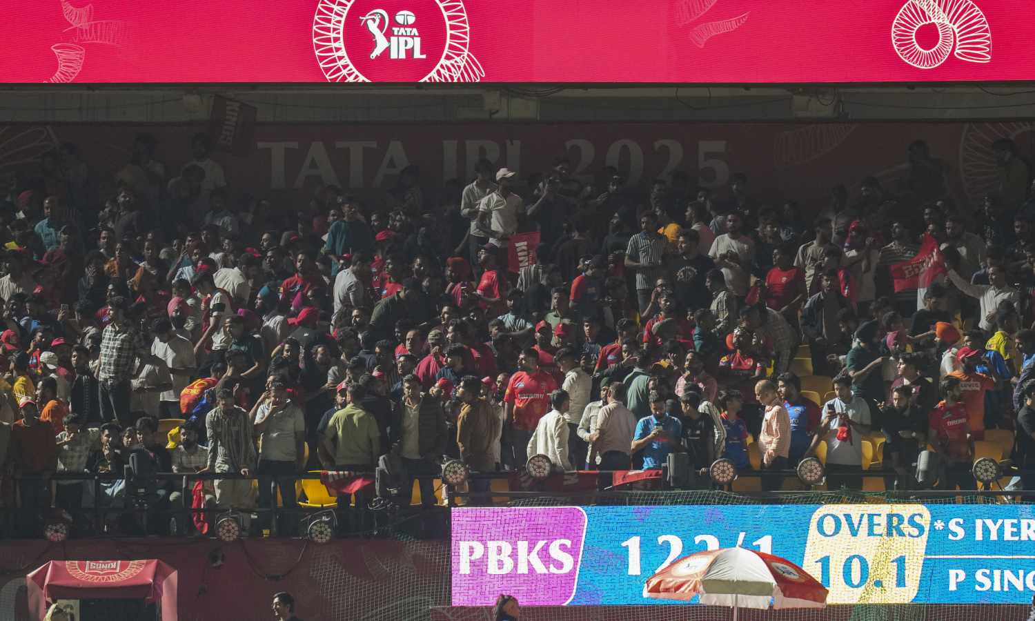 IPL match between PBKS and DC called off amid blackout in Dharamsala