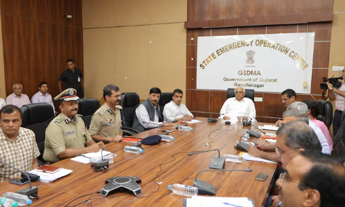 Gujarat CM meets officials of armed forces, extends state’s full cooperation
