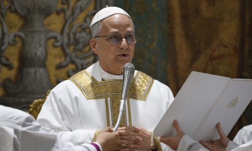 Pope Leo XIV celebrates first Mass as pope, says his election is a cross and a blessing