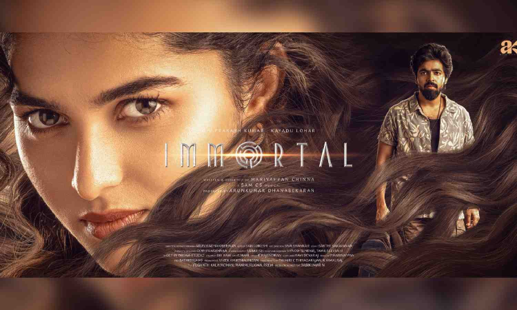First look posters of GVP, Kayadu Lohar’s Immortal unveiled