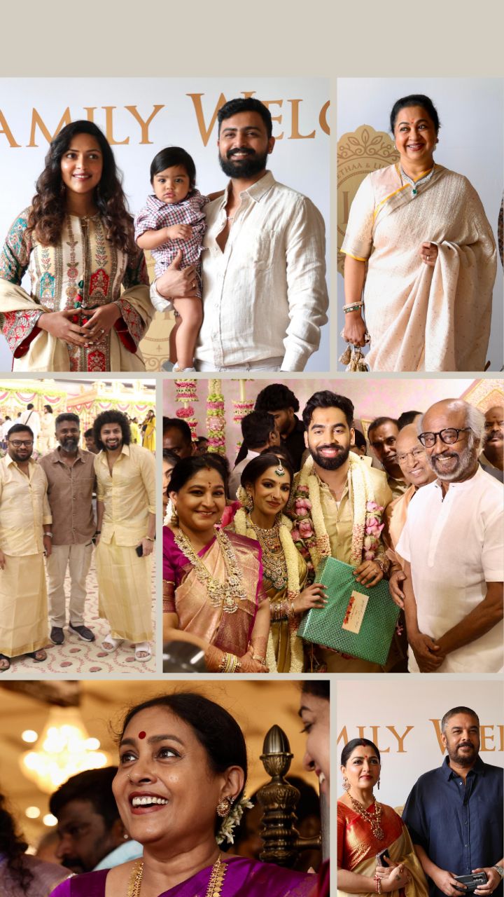 SEE PICS: Kollywood celebs attend Ishari Ganeshs daughter Preethas grand wedding