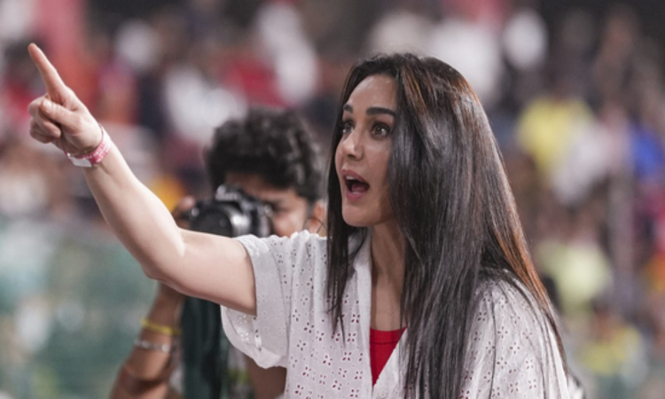 Preity Zinta thanks spectators for not panicking after PBKS-DC match was called off in Dharamshala Preity Zinta thanks spectators for not panicking after PBKS-DC match was called off in Dharamshala