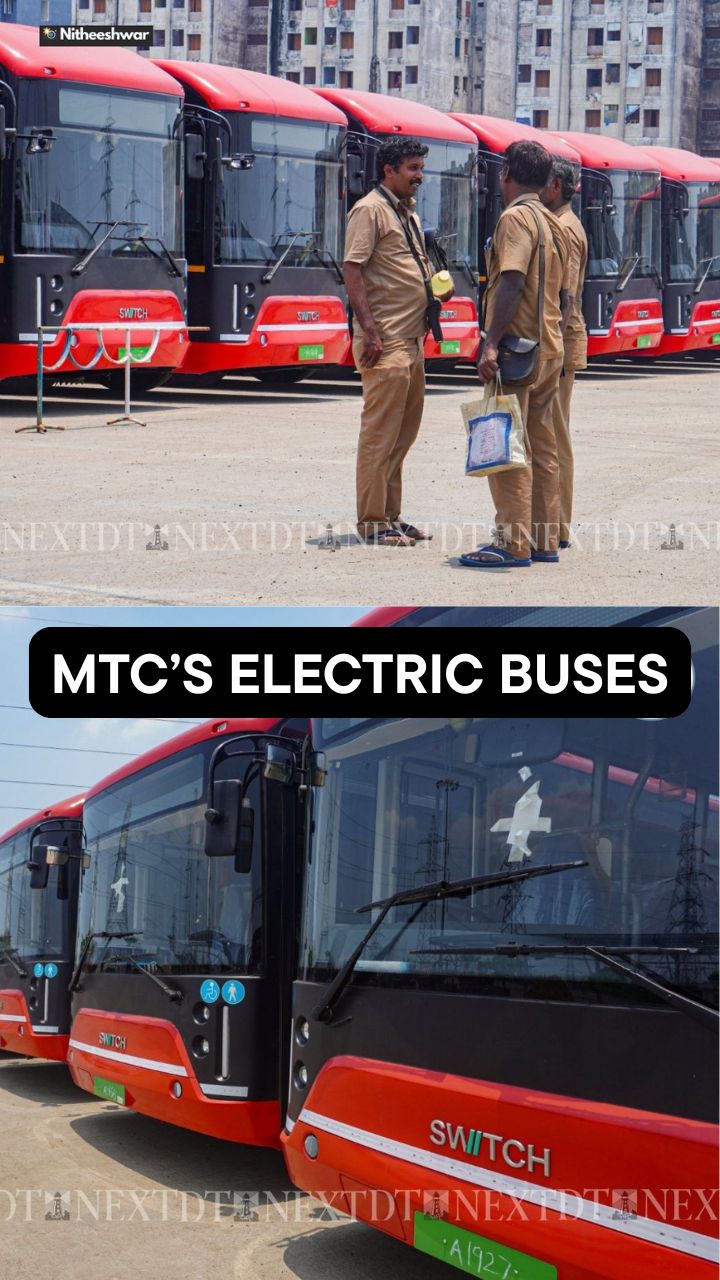 Chennai MTC’s rolls out new electric buses Chennai MTC’s rolls out new electric buses