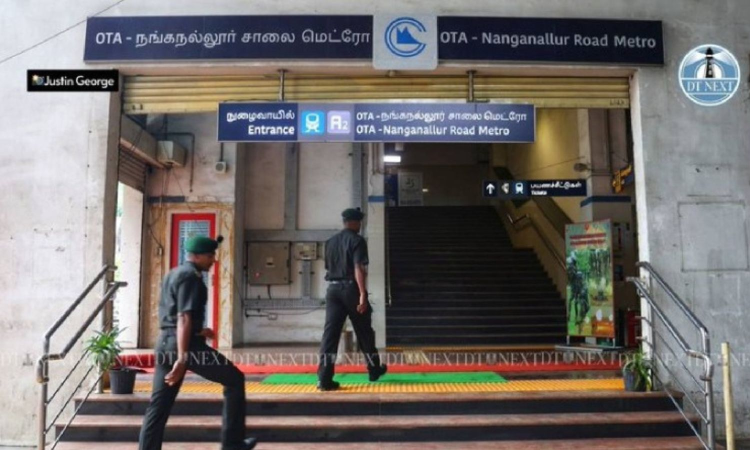 CMRL to construct second entry/exit point at OTA-Nanganallur metro station to ease congestion