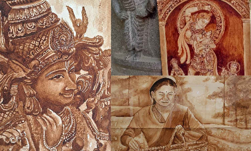 Meet the Chennai teen who is dabbling in tea paintings
