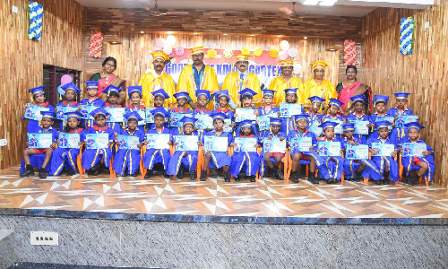 DT Next Campus: Good Hope Matriculation Higher Secondary School KG graduation held in Arumbakkam