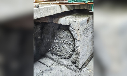 TBM Kalvarayan breaks through at Perambur station covering 867 metres, says CMRL