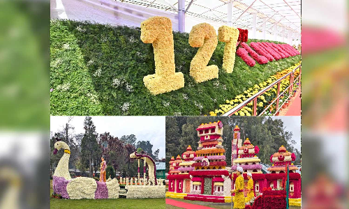 127th Ooty flower show begins on royal note 127th Ooty flower show begins on royal note