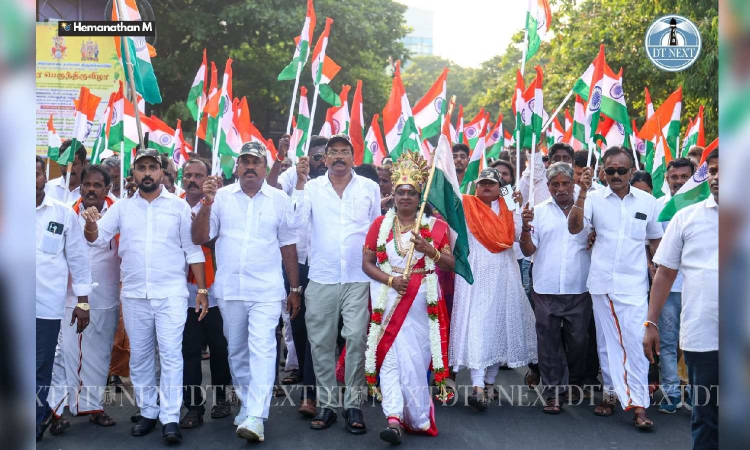 PM Modi’s India is strong, sovereign, bold: TN BJP chief Nainar at Tricolour rally