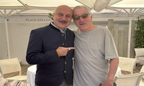 Anupam Kher meets Robert De Niro at Cannes, calls him greatest actor of all times