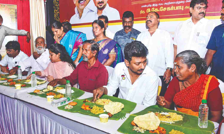DyCM Udhayanidhi launches 82-day annadhanam at Triplicane Parthasarathy temple