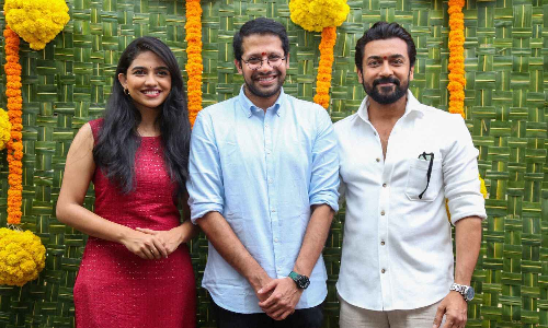 Suriya - Venky Atluri film launches with pooja ceremony