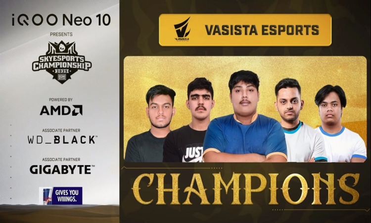 Vasista Esports wins Skyesports BGMI title