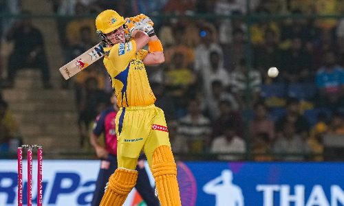 IPL 2025: CSK score 187/8 against Rajasthan Royals