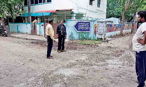 DT Next Impact: Slushy road re-laid at Periyar Nagar
