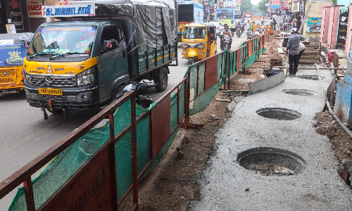 Chennai: Sluggish SWD work cripples Old Washermenpet