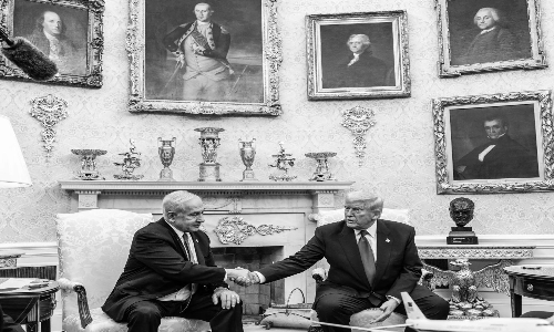 Quite a shift: Trump no longer buys what Bibi has been selling