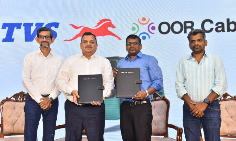 TVS Motor Company, OOR Cabs to deploy 500 electric 3-wheelers in Tamil Nadu