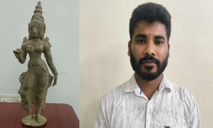 Absconding accused in Rs 20 crore idol theft case nabbed in Mumbai after international manhunt