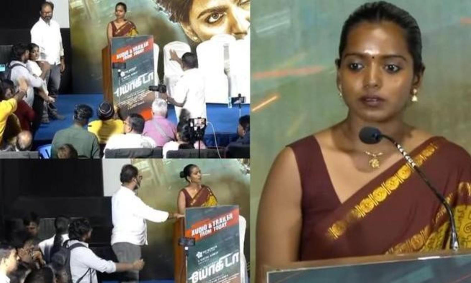 Actor Aishwarya Ragupathi confronts sexist reporter: ‘Do men like you think you can silence me?’ Actor Aishwarya Ragupathi confronts sexist reporter: ‘Do men like you think you can silence me?’
