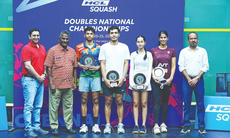 Abhay, Anahat win big at Squash Doubles Nationals