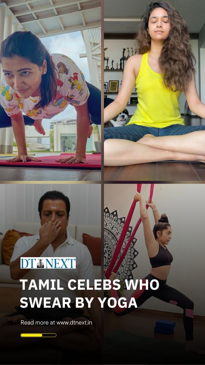 Tamil celebs who swear by yoga Tamil celebs who swear by yoga