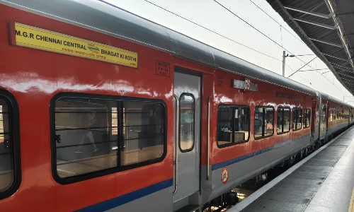 Additional halt for Chennai Central–Bhagat Ki Kothi SF express announced from May 28