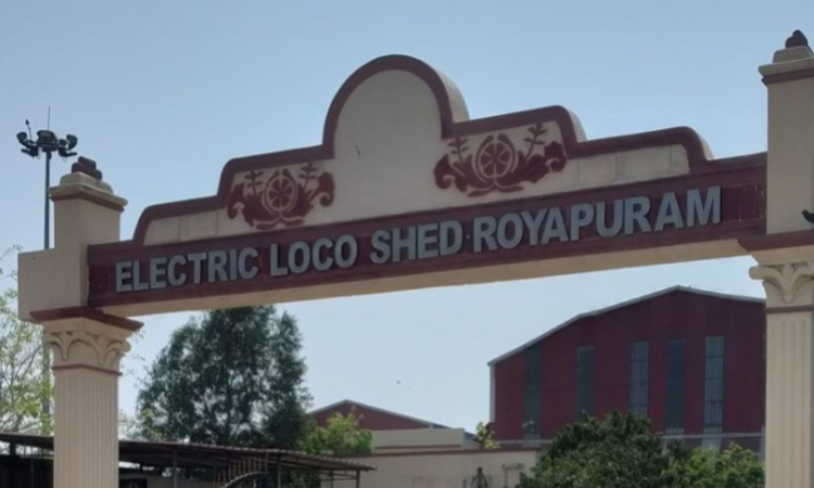 Royapuram Loco Shed wins beauty contest for electric locos