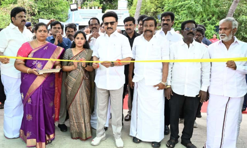 CM Stalin launches, lays foundation stone for projects worth Rs 118.33 crore