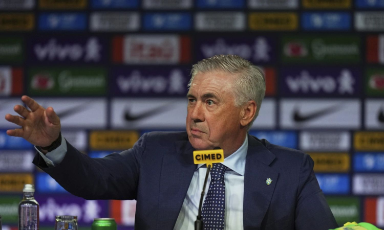 New Brazil coach Ancelotti turns down Neymar and predicts a better Vinicius Júnior