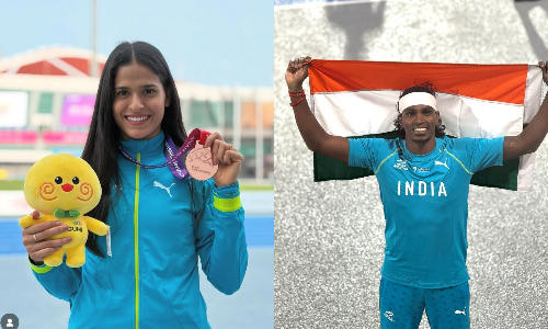 Triumphant finish: Indias finishes second overall with 24 medals including eight gold