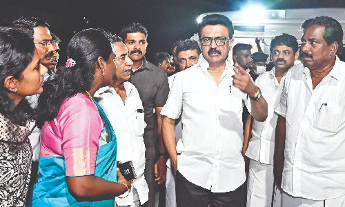 Stalin hogs limelight on eve of DMK’s General Council meeting with 20-km roadshow