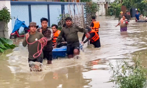 Over 56,000 people affected, 10,477 houses damaged in Manipur floods
