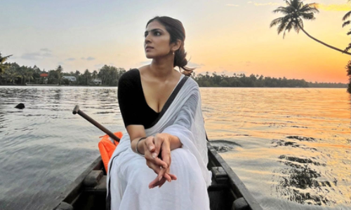 Malavika Mohanan shoots for Sardar 2 in Bangkok