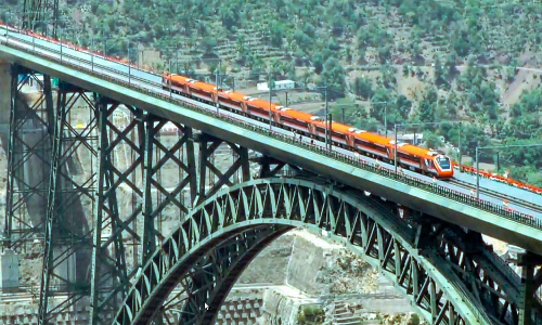 Chenab bridge: How project team navigated through steep slopes on horses, mules