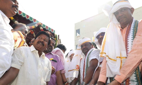Trial run of temple car held after 82 years in Ariyalur