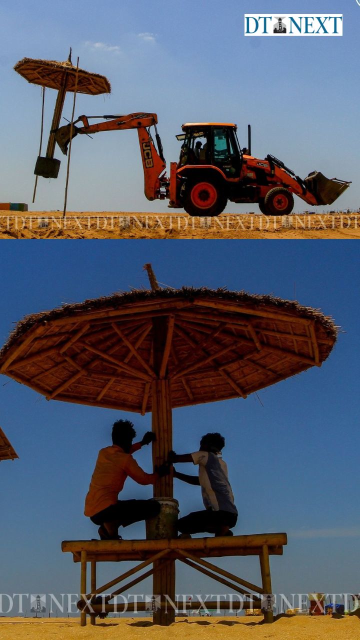 Eco-Friendly Structures Rise at Marina Beach for Blue Flag Upgrade Eco-Friendly Structures Rise at Marina Beach for Blue Flag Upgrade