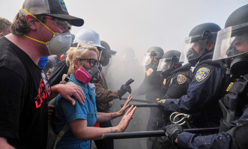 Protests intensify in Los Angeles after Trump deploys hundreds of National Guard troops