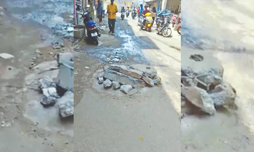 Chennai Citizen Connect: Public seek permanent solution to broken SWD cover in Korukkupet